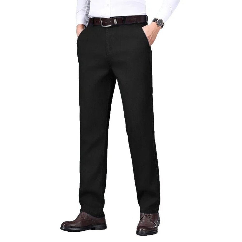 Jett Jeans Straight Leg Stretch High Waist Slim Fit Black Men Size 38W X 30L